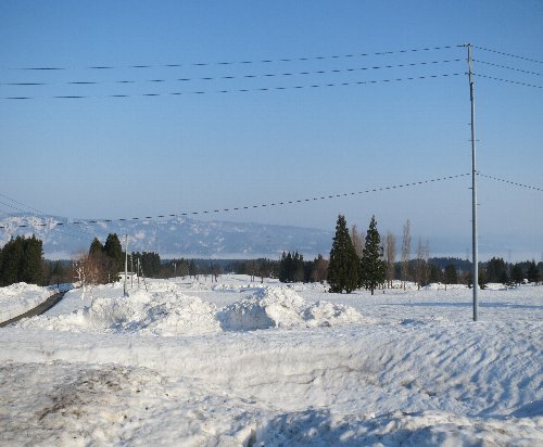 十日町市の雪景色