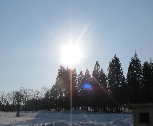 十日町市の雪景色